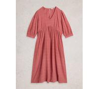 White Stuff Womens Lucy Midi Dress in MID PINK, Art Nr WS445271 362033 445271-MID_PINK-10 5063390968904 White Stuff 10