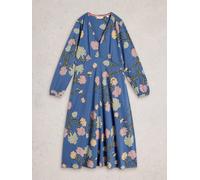 White Stuff Womens Megan Jersey Dress in BLUE MLT, Art Nr WS445190 362080 445190-BLUE_MLT-10 5063390927079 White Stuff 10