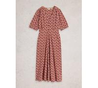 White Stuff Womens Megan Jersey Dress in PINK MLT, Art Nr WS445230 362044 445230-PINK_MLT-10 5063390939478 White Stuff 10