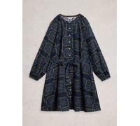 White Stuff Womens Monique Swing Dress in BLUE MLT, Art Nr WS445270 362081 445270-BLUE_MLT-10 5063390962803 White Stuff 10