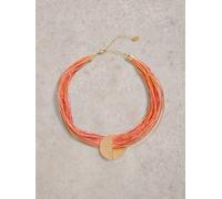 White Stuff Womens Multi Cord Necklace in ORANGE_MLT Art WS443599 358720 443599-ORANGE_MLT-ONE_SIZE 5063390651523 White Stuff ONE_SIZE