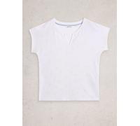 White Stuff Womens NELLY EMBROIDERED TEE in BRIL WHITE, Art Nr WS445348 362165 445348-BRIL_WHITE-10 5063390979399 White Stuff 10
