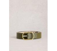 White Stuff Womens Reversible Leather Belt in GREEN MLT, Art Nr WS445103 361943 445103-GREEN_MLT-SM 5063390915403 White Stuff SM