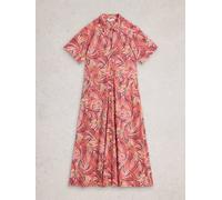 White Stuff Womens Rua Jersey Shirt Dress (ACHTUNG: Artikel hat 3/4 Sleeve) in PINK PR, Art Nr WS445588 362066 445588-PINK_PR-10 5063763002006 White Stuff 10
