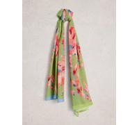 White Stuff Womens Sophie Printed Scarf in GREEN PR, Art Nr WS445101 361965 445101-GREEN_PR-ONE SIZE 5063390904254 White Stuff ONE SIZE