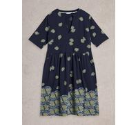 White Stuff Womens Thea Jersey Dress in NAVY_PR Art WS443499 358708 443499-NAVY_PR-10 5063390606936 White Stuff 10