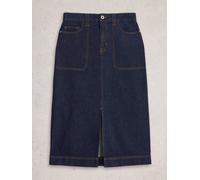 White Stuff Womens Tia Denim Midi Skirt in DK DENIM, Art Nr WS445131 362271 445131-DK_DENIM-10 5063390961806 White Stuff 10