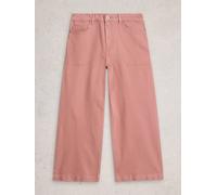 White Stuff Womens Tia Wide Leg Crop Jean in DUS PINK, Art Nr WS444152 362010 444152-DUS_PINK-10 5063390969604 White Stuff 10