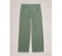 White Stuff Womens Tia Wide Leg Jean in MID GREEN, Art Nr WS445148 361980 445148-MID_GREEN-10 5063390958691 White Stuff 10
