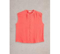 White Stuff Womens Yasmin Double Cloth Vest in BRT_PINK Art WS443463 358464 443463-BRT_PINK-10 5063390647403 White Stuff 10