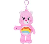 Whitehouse Glücksbärchis Care Bears Bagclip Plüsch Schlüssel-Anhänger 6 versch. Figuren,14 cm ORIGINAL Kuscheltier - Unlock The Magic super weicher Teddybär für Ranzen Rucksack Tasche (Hurra Bärchi)