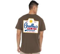 WHITELISTED Unisex Stranger Things Bradley'S Big Buy Austin Front Back, Dark Chocolate T-Shirt, S