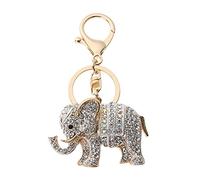 Whitelotous Beliebter eingelegter Farbguss-Elefant Schlüsselanhänger â€“ Strass börse Tasche Schnalle â€“ Kristall Schlüsselanhänger â€“ Damen Taschenanhänger