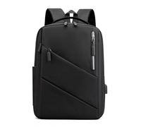 Whnbuij Men's Travel Backpack - Waterproof Anti Theft Durable Laptops Bag With USB Charging Port, Approved Carry On Backpacks For Leisure/Business Trip/Play/Shopping, Schwarz , riferimento alla