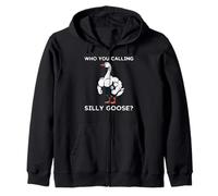 Who You Calling Goose Silly Buff Lustiges Workout Fitnessstudio für Damen und Herren Kapuzenjacke