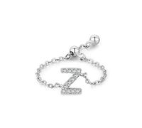 Whoiy Ringe Frauen Gold 18k, Hochzeitsringe 750 Echt Gold Verstellbar Diamant Trauring Weissgold Bandring Gr. 49 (15.6)