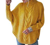 WHZXYDN Herbst Und Winter Neue Damen Strickpullover Mit FledermausäRmeln