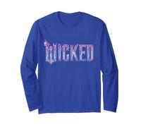 Wicked: for Good Glinda Elegant Logo Langarmshirt, Unisex für Erwachsene, Königsblau, M