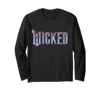 Wicked: for Good Glinda Elegant Logo Langarmshirt, Unisex für Erwachsene, Schwarz, XL