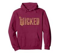 Wicked: for Good Gold Glam Logo Pullover Hoodie, Unisex für Erwachsene, Kastanienbraun, XL