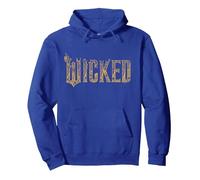 Wicked: for Good Gold Glam Logo Pullover Hoodie, Unisex für Erwachsene, Königsblau, M
