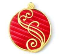 Wicked Glinda Pink Shiz Logo Pin Badge, Einheitsgröße, Zink, Kein Edelstein