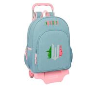 WICKED Großer Schulrucksack mit Trolley, Kinderrucksack, Kinderwagen, ideal für Schulkinder, bequem und vielseitig, Qualität und Langlebigkeit, 33 x 15 x 42 cm