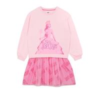 Wicked Kleid Mädchen | Glinda Pulloverkleid Madchen | Sweat Kleider Für Mädchen Glitzer | Rosa 122