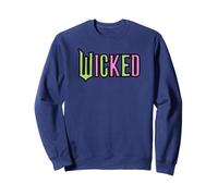 Wicked Logo Pink And Green Playful Cartoon Style Sweatshirt