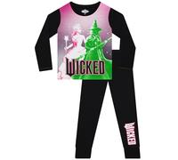 Wicked Mädchen Schlafanzug | Schlafanzüge Für Mädchen | Pyjama Kinder | Schwarz 146