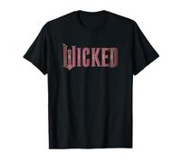 Wicked Movie Logo Glinda Pink And Gold T-Shirt