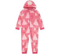 Wicked Onesie Kinder Glinda, Schlafoverall Kinder mit 3D Krone, Onesie Mädchen für Winter 140