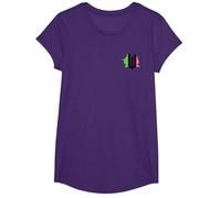 Wicked Pink & Green Front & Back T-Shirt, Mädchen, Violett, XS