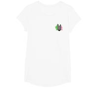 Wicked Pink & Green Front & Back T-Shirt, Mädchen, Weiß, XS