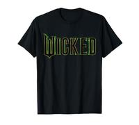 Wicked Unisex Erwachsene T-Shirt Movie Logo Schwarz S