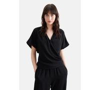 Wickelbluse Uni Schwarz 34 (60.852233-0039-34)