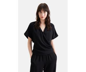 Wickelbluse Uni Schwarz 36 (60.852233-0039-36)