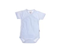 Wickelbody LILIPUT, Mädchen, Gr. 62/68, EURO-Größen, blau (weiß, hellblau), 100% Baumwolle, bedruckt, Bodys, 2er-Pack mit praktischer Druckknopfleiste (99649017-62) weiß, hellblau