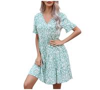 Wickelkleid Damen Geschenke für Frauen Sexy Trägerloses Schulterfreies Blumenkleid Strand Kleid meine bestellungen anzeigen A-Linie Spitzen Hochzeit Gast Brautjungfernkleid meine bestellungen an