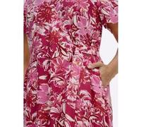 Sheego Wickelkleid mit Volant am Saum 52 erdbeere-pink-gemustert