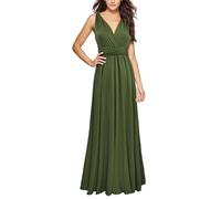 Wickelkleid, lang, Multiway-Kleider, Kleider für Brautjungfern, Hochzeitsgäste, Kleider für Damen, Größe S XL, formelles Kleid für Damen, Hochzeitsgäste, M