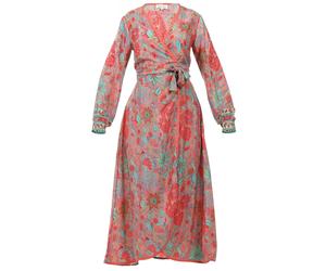Wickelkleid SURI FREY "Wickelkleid SFY Freyday", Damen, Gr. S, pink (rose 650), Kleider Wickelkleid (65380418-S) rose 650