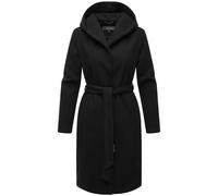 Wickelmantel mit Taillengürtel "Kailii 16" Black XXXL