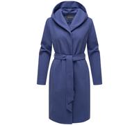 Wickelmantel mit Taillengürtel "Kailii 16" Blue Violet XXXL