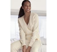 Lascana Damen Wickelstrickjacke