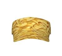 WICRON Pommes Frites, Sport-Sonnenblende, Leere, verstellbare Baseballmütze, Unisex-Sonnenschutz-Visierkappe