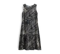 OPUS Damen Midikleid | WICY Palm Leaves Bedruckte A-Linie mit Volant Black, 38