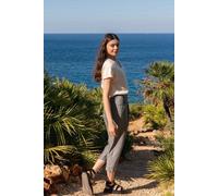 WiDDA berlin Bundfaltenhose JUPP grau aus TENCEL® und Leinen M