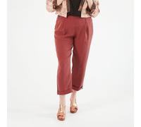 WiDDA berlin Hose Jupp aus Tencel Weinrot L (42)