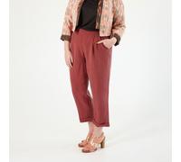 WiDDA berlin Hose Jupp aus Tencel Weinrot XL